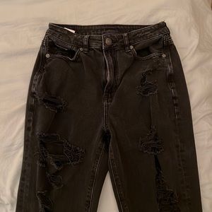 American Eagle mom style black jeans